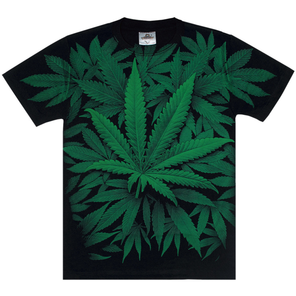 Футболка Cannabis (green leaves) (Rock Eagle, Total t-shirt), Розмір M