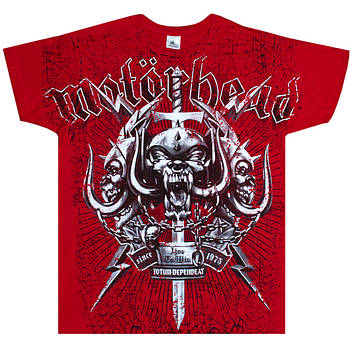 Футболка (EU-P) Full print Motorhead "Stage Fright" (red t-shirt), Розмір M