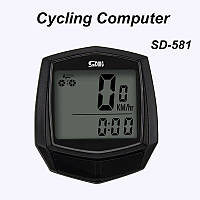 Велокомп'ютер одометр спідометр (15 функцій) SD-581А - SunDING