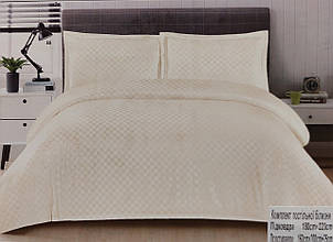 Постільна білизна Koloco Kube простирадло на гумці — крем, фото 2