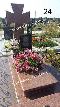 Пам’ятники гранітний хрест 1000*2000