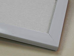 Без скла.Рамка А2 (420х594) біла матова для фото, макартин, латкатів Ширина профілю 22 мм