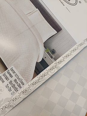 Постільна білизна Koloco Kube простирадло на гумці — світло-сірий, фото 2