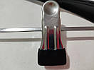 Вішалки Плічки Тремпеля 30 см  з прорезиновими прищіпками для дитячого одягу посилені хромовані 10 шт, фото 5