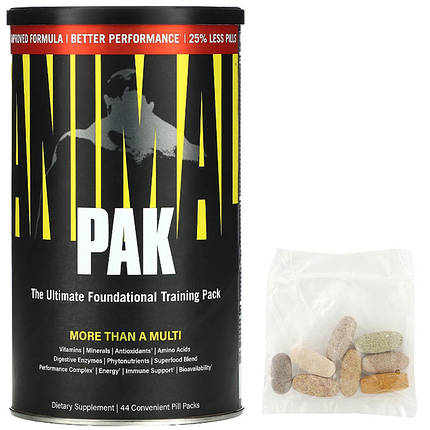 Вітаміни та мінерали Universal Animal Pak Improved Formula 44 па (Нова формула), фото 1