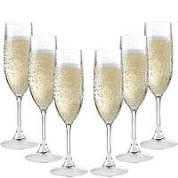 Бокал для шампанского стекло 6 шт 170мл EL3796