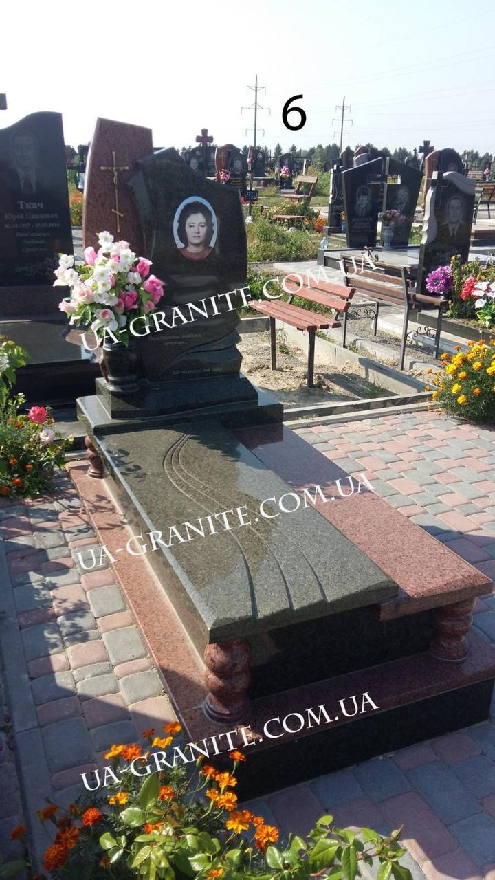 Пам'ятник комплекс із маславського граніту "Об'єднання кольорів" 1000*2000