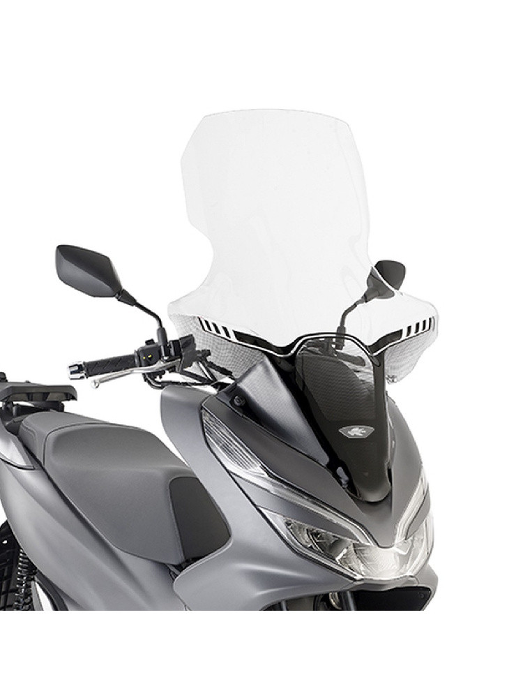 Вітрове скло Kappa для мотоциклів  Honda PCX 125 (18-20) [85 x 63 см] прозоре, фото 1