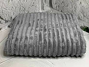 Плед-покривало з бамбукового волокна "Lisa" Шарпей сірий (220x240cм), фото 2