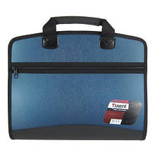 Папка — портфель Axent А4, 4 compartments, blue metallic (1621-12-А)