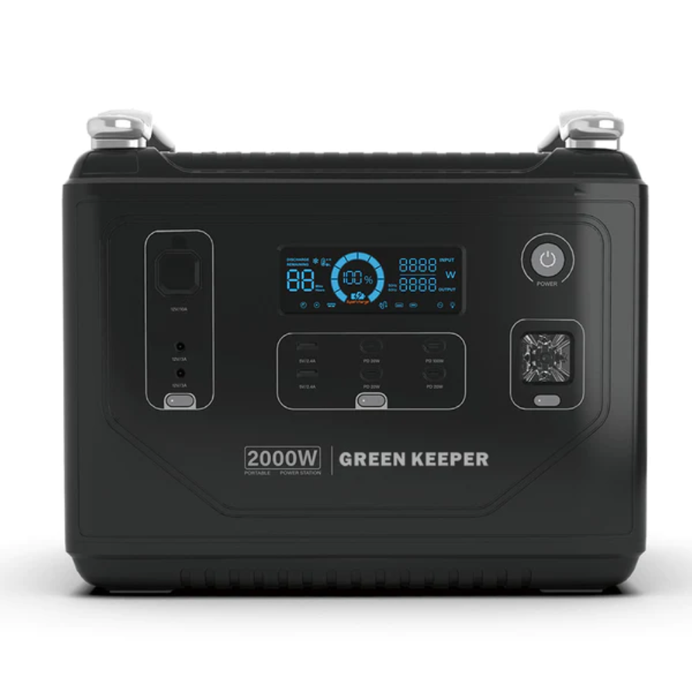Мобільна зарядна станція GREEN KEEPER GK-G2000 2000W/1997Wh