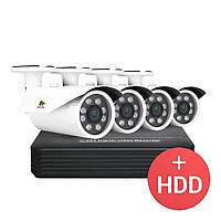 2.0MP Набор для улицы PRO AHD-35 4xCAM + 1xDVR + HDD