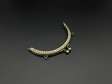 Фермуар для сумок. Колір "антик". 12,5 см Пришивний