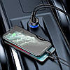 Автомобільний зарядний пристрій Baseus USB/USB Type C 65 Вт 5 A SCP QC 4.0+ PD 3.0 Dark-Gray (CCKX-C0A), фото 7