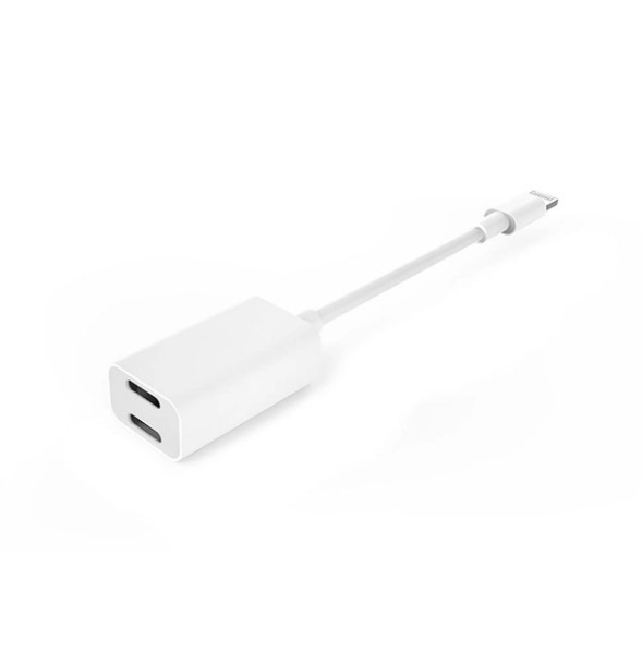 AUX Lightning To Lightning Audio + Charge