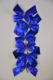 Бант синій великий 6 шт 0210710