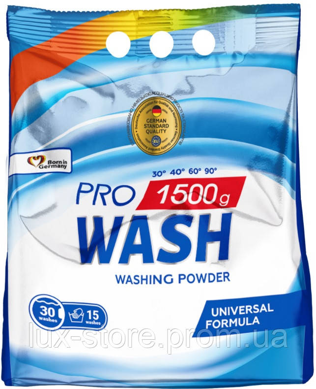 Купить Порошок для стирки универсальный 2K Pro Wash 140623 1.5 кг f ...