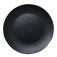 Тарелка черная матовая 20 см