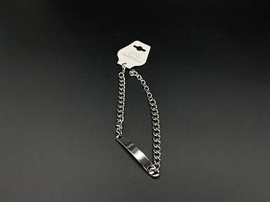 Сталевий браслет під гравіюванням. 21,5см