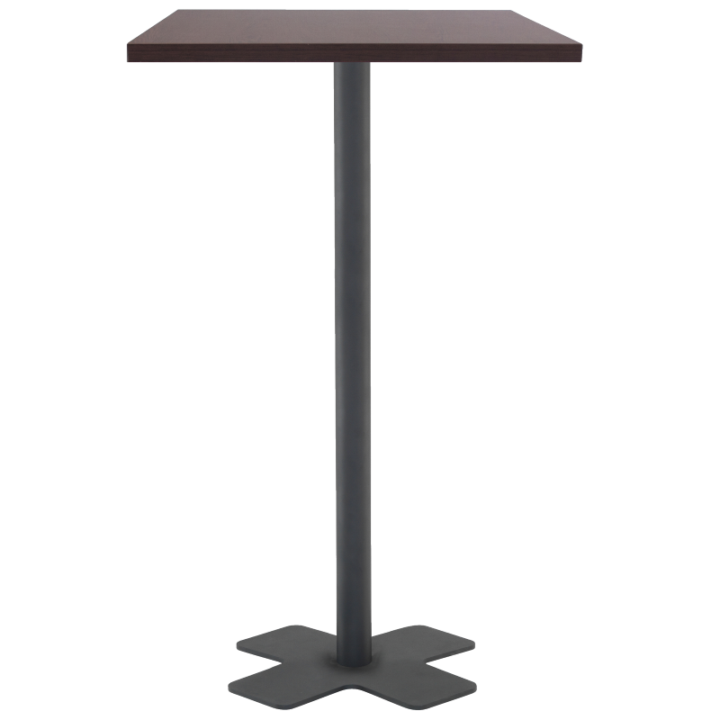 База стола Oxo bar base 45x45x110 см катафорез матовая черная Papatya - фото 1 - id-p1628143984