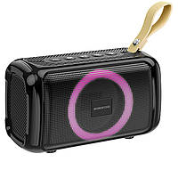 Портативна блютуз колонка. Бездротова колонка з FM-радіо.BOROFONE BR17 Cool sports wireless speaker Black