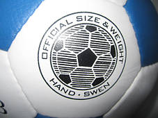 М'яч футбольний OFFICIAL (№5, 5 шарів, ручна зшивання), фото 2