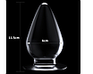 Велика гелева водонепроникна пробка Lovetoy Flawless 11.5cm прозора, фото 6
