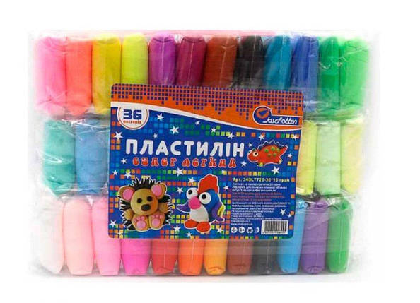 Моделін 36 кольорів, 10 г + стеки, фото 3