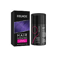 Пудра для волос Eelhoe оттеночная для придания объёма и коррекции линии роста волос чёрная