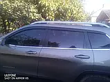 Дефлектори вікон, вітровики Jeep Cherokee (KL) 2013-2021 6шт. (Autoclover D733), фото 9