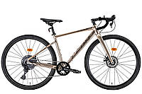 Велосипед 28" Leon GR-80 DD рама- 2022 (бежевый с серым)