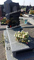 Памятник фото на могилу с цветником каталог Гранитная Симфония 1200*2000