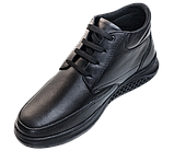 Чоловічі черевики ортопедичні натуральна шкіра Туреччина Форест Орто 4Rest Orto чорний розмір 40-46, фото 8