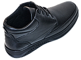 Чоловічі черевики ортопедичні натуральна шкіра Туреччина Форест Орто 4Rest Orto чорний розмір 40-46, фото 7