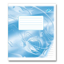 Зошит шкільний 18 аркушів Фонова "Бріск" лінія