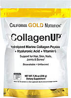 California Gold Nutrition Collagen Peptides Powder with Hyaluronic Acid 464 г