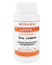 Цинка хелат, 60 капсул Грін-віза