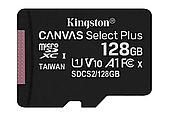 Карта пам`яті MicroSDXC 128GB UHS-I Class 10 Kingston Canvas Select Plus R100MB/s (SDCS2/128GBSP)