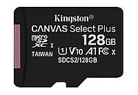 Карта пам`яті MicroSDXC 128GB UHS-I Class 10 Kingston Canvas Select Plus R100MB/s (SDCS2/128GBSP)