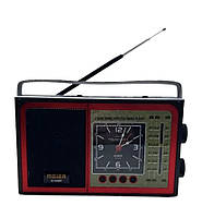 Радиоприемник аккумуляторный с часами, фонариком, USB и Bluetooth MEIER M-559BT