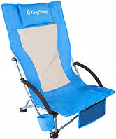 Раскладное кресло KingCamp High backed beach chair(KC1901) blue