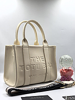 Женская сумка Marc Jacobs Tote Bag, молочная, 26*20*14 см, 931406