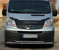 Передняя защита ST014 (нерж.) d60/42 для Peugeot Bipper 2008 гг.