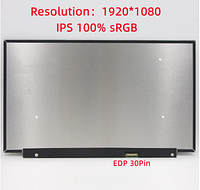 Матрица для ноутбука 15.6 Led Slim IPS FHD 1920x1080 30pin edp БЕЗ Ушей 350mm sRGB (TV156FHM-NH2) нов