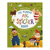 Обучающая тетрадь English for kids: My Funny ABC Sticker Book Ранок 20904 с наклейками, Lala.in.ua
