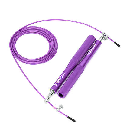 Скакалка швидкісна для кросфіту Cornix Speed Rope XR-0159 Purple Poland, фото 3