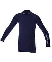 Футболка з довгим рукавом Brubeck ACTIVE WOOL (LS13680) navy blue 128/134