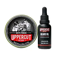 Набор Uppercut Deluxe Matt Pomade Hair and Beard Bundle