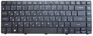 Клавіатура для ноутбука Acer Aspire 3750, 4535, 4736, 4935 RU чорна б/в
