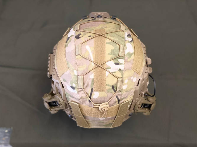 Тактический кевларовый военный шлем Sestan Busch с активными наушниками ...